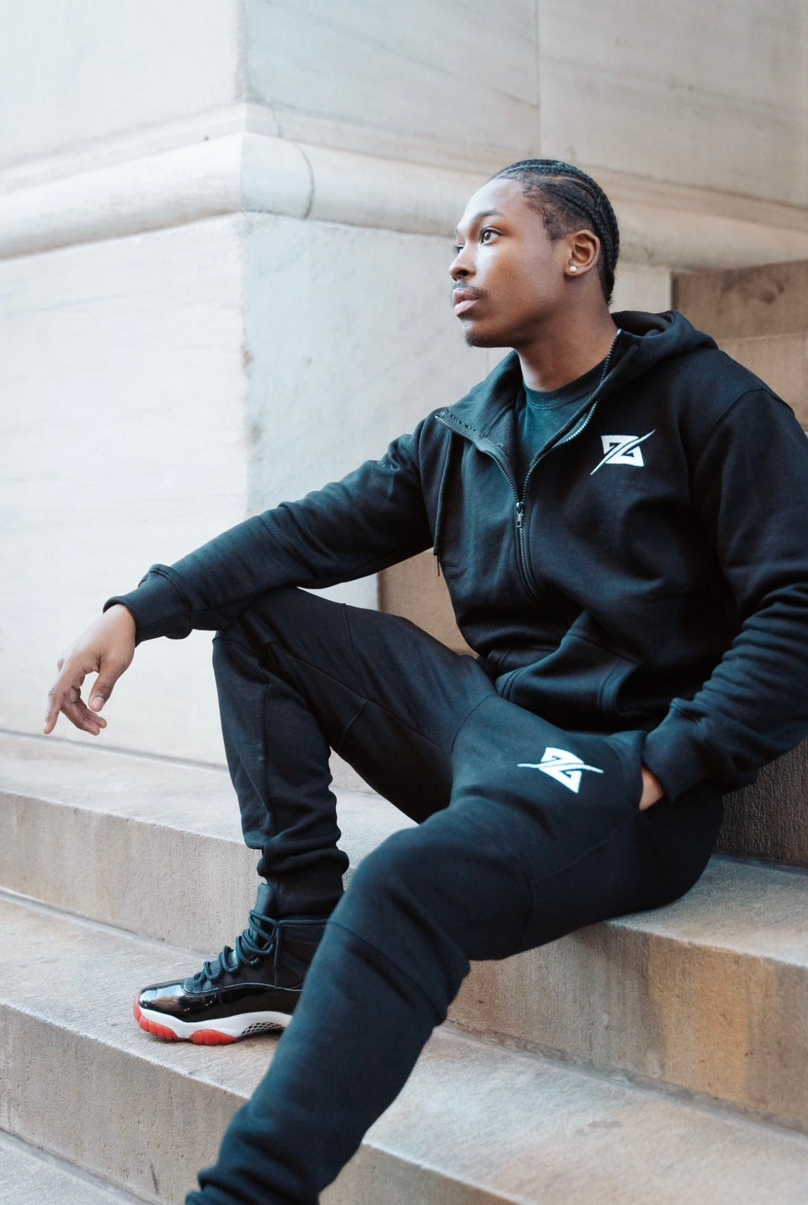 Black Fleece Hoodie