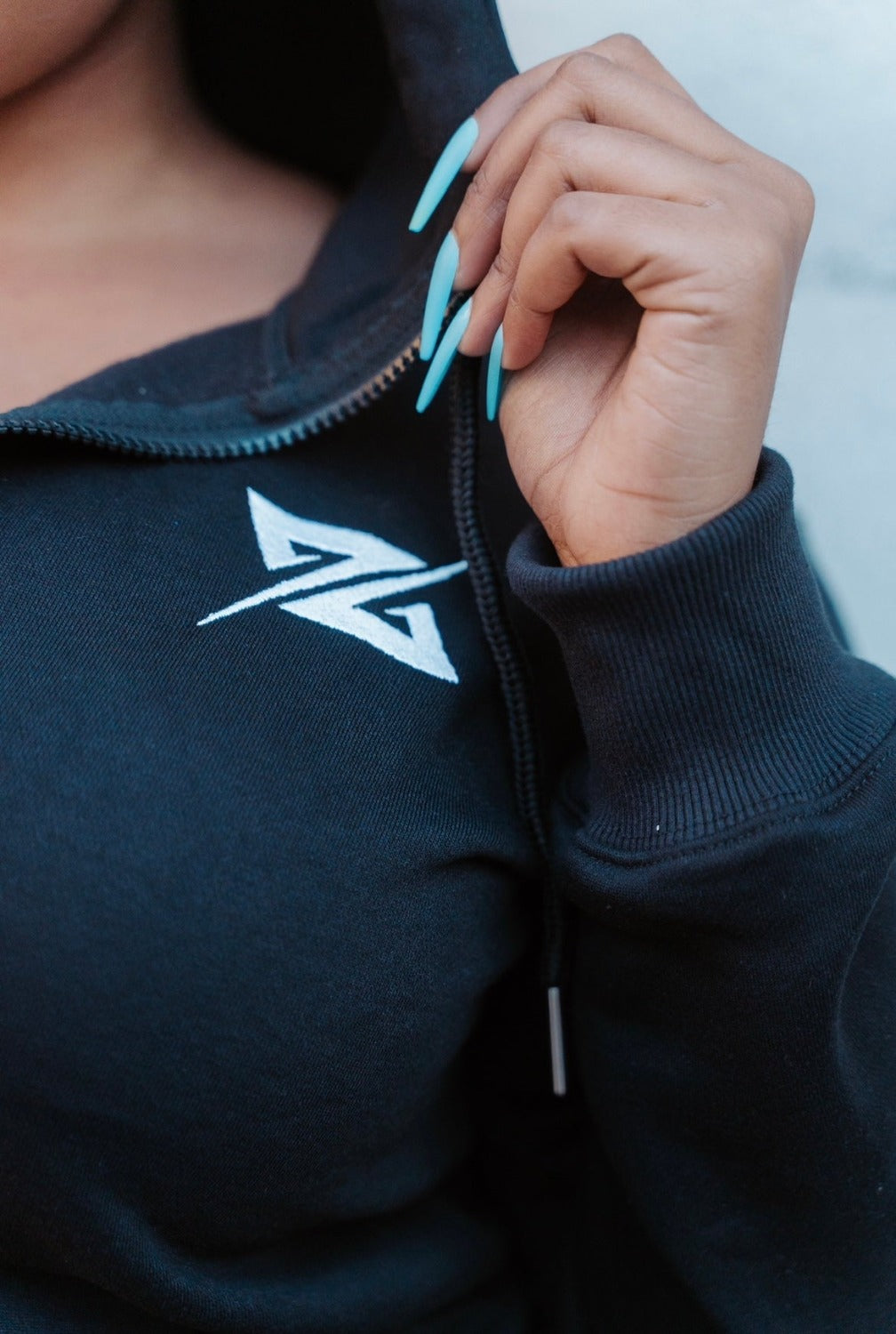 Women's Black Fleece Hoodie