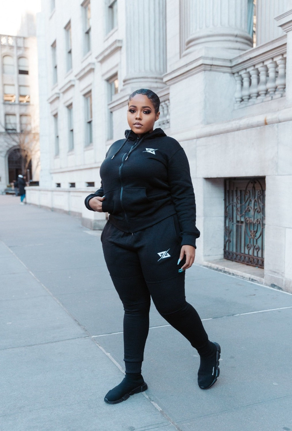 Women's Black Fleece Jogger