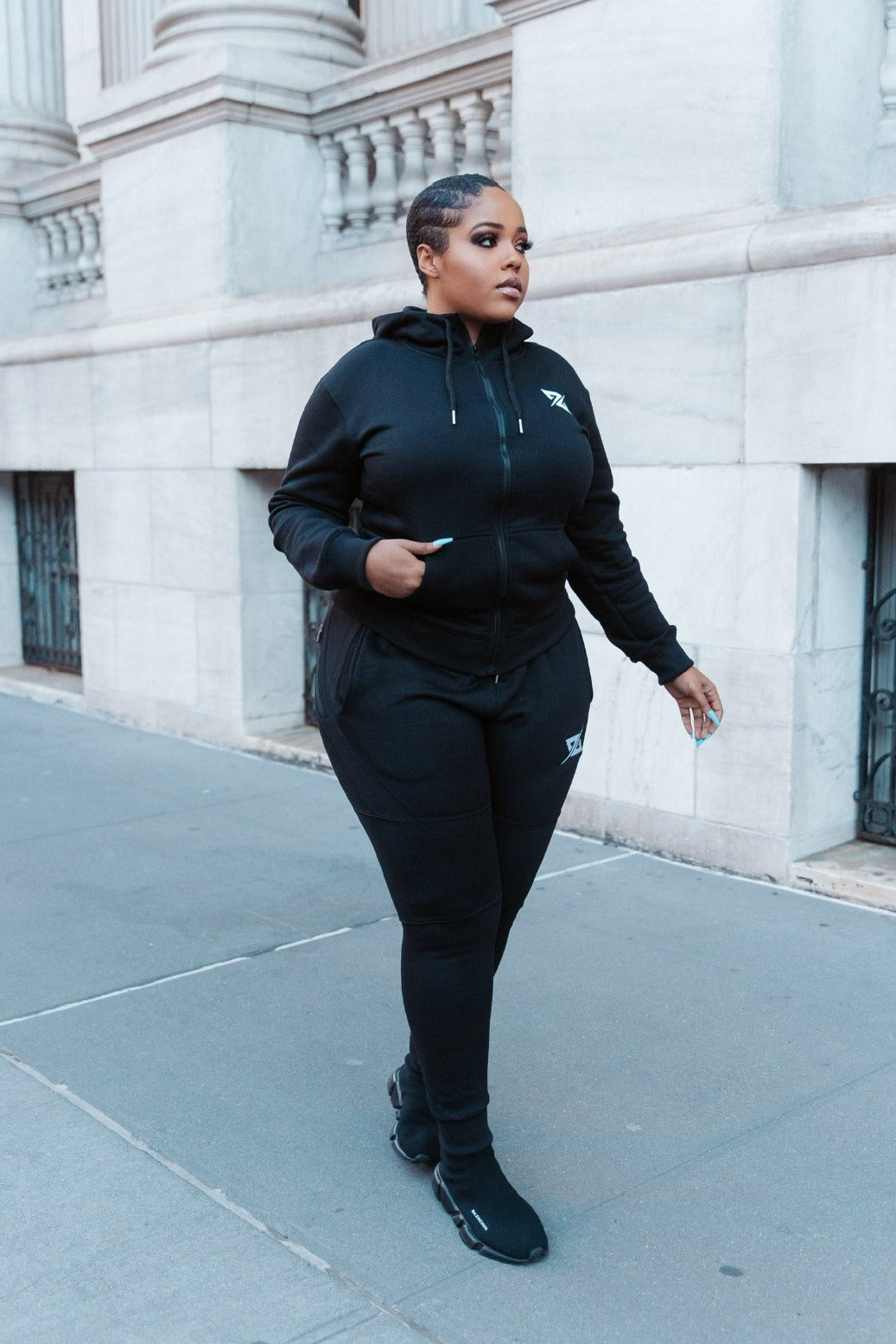 Women's Black Fleece Jogger